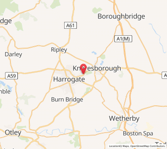 Map of Starbeck, EnglandEngland