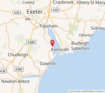 Map of Starcross, EnglandEngland