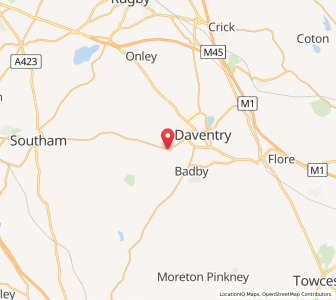 Map of Staverton, EnglandEngland