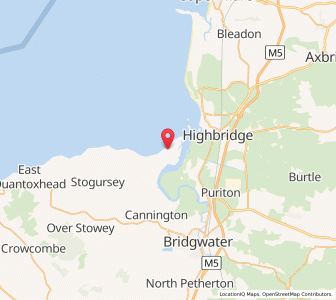 Map of Steart, EnglandEngland