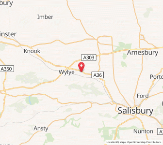 Map of Steeple Langford, EnglandEngland