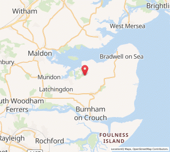 Map of Steeple, EnglandEngland