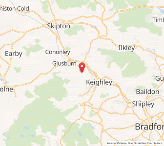 Map of Steeton, EnglandEngland