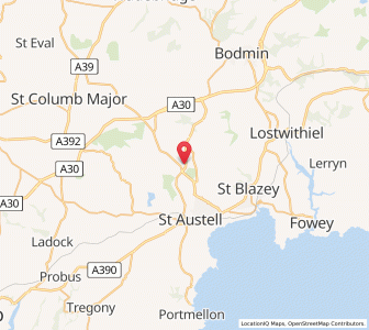 Map of Stenalees, EnglandEngland
