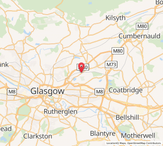 Map of Stepps, ScotlandScotland