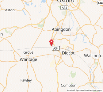 Map of Steventon, EnglandEngland