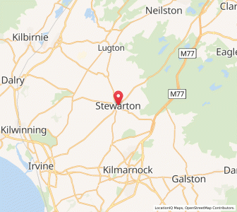 Map of Stewarton, ScotlandScotland