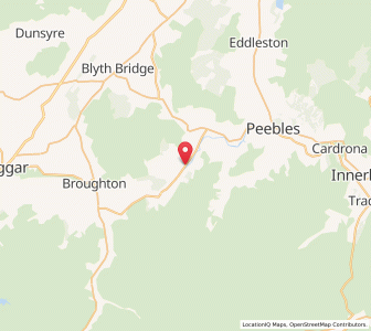 Map of Stobo, ScotlandScotland