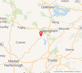 Map of Stockerston, EnglandEngland