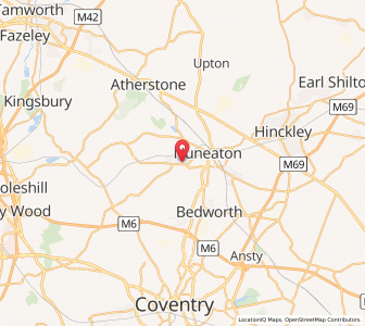 Map of Stockingford, EnglandEngland