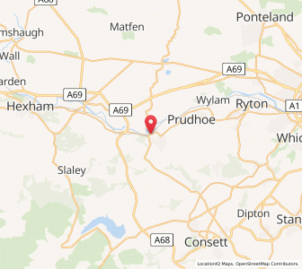 Map of Stocksfield, EnglandEngland