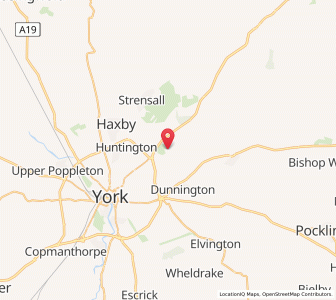 Map of Stockton on the Forest, EnglandEngland