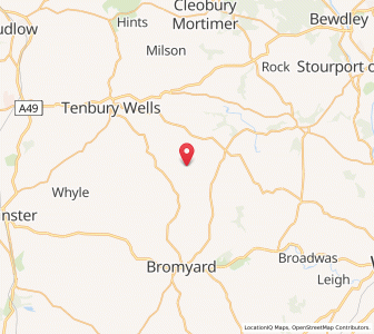 Map of Stoke Bliss, EnglandEngland