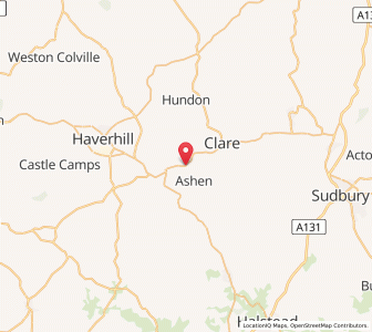 Map of Stoke by Clare, EnglandEngland