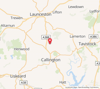 Map of Stoke Climsland, EnglandEngland