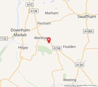 Map of Stoke Ferry, EnglandEngland