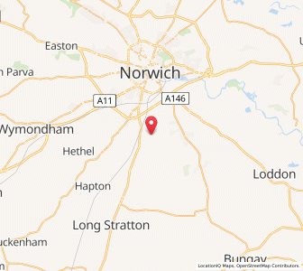Map of Stoke Holy Cross, EnglandEngland