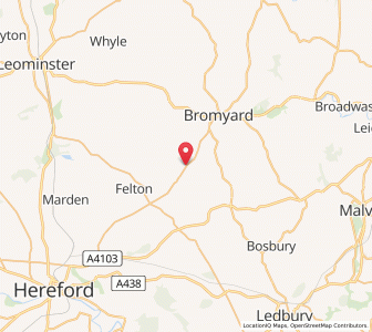 Map of Stoke Lacy, EnglandEngland
