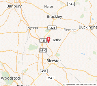 Map of Stoke Lyne, EnglandEngland