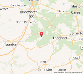 Map of Stoke Saint Gregory, EnglandEngland