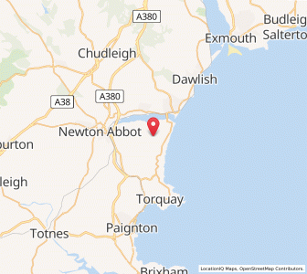 Map of Stokeinteignhead, EnglandEngland