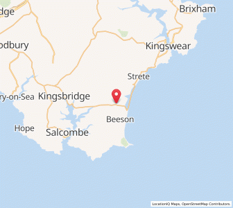 Map of Stokenham, EnglandEngland