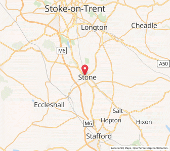 Map of Stone, EnglandEngland