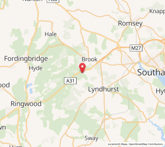 Map of Stony Cross, EnglandEngland