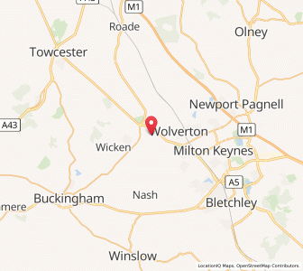 Map of Stony Stratford, EnglandEngland