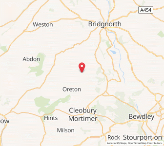 Map of Stottesden, EnglandEngland
