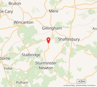 Map of Stour Provost, EnglandEngland