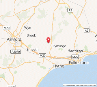 Map of Stowting, EnglandEngland