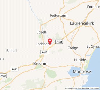 Map of Stracathro, ScotlandScotland