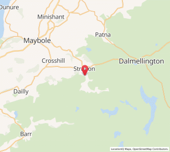 Map of Straiton, ScotlandScotland