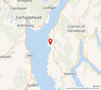 Map of Strathan, ScotlandScotland