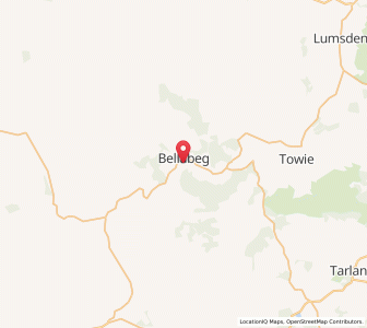 Map of Strathdon, ScotlandScotland