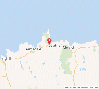 Map of Strathy, ScotlandScotland