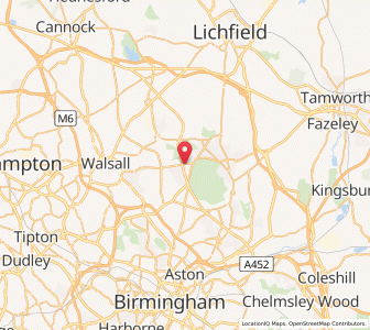 Map of Streetly, EnglandEngland