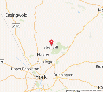 Map of Strensall, EnglandEngland