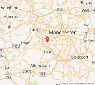 Map of Stretford, EnglandEngland