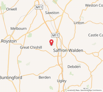 Map of Strethall, EnglandEngland