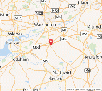 Map of Stretton, EnglandEngland