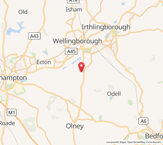 Map of Strixton, EnglandEngland