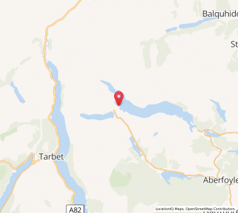 Map of Stronachlachar, ScotlandScotland