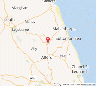 Map of Strubby, EnglandEngland
