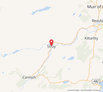 Map of Struy, ScotlandScotland