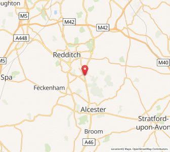Map of Studley, EnglandEngland