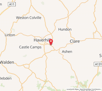 Map of Sturmer, EnglandEngland
