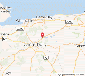 Map of Sturry, EnglandEngland