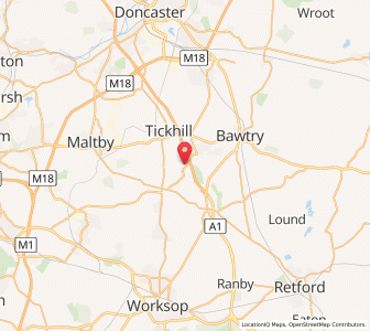 Map of Styrrup, EnglandEngland